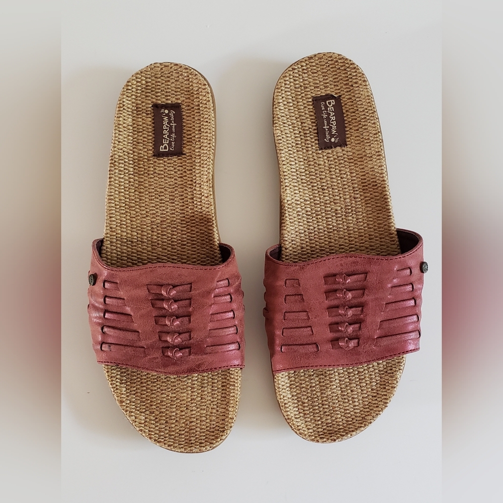 BearPaw Women's Slip On Sandal Size 41